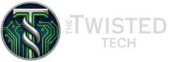 the twisted tech logo white